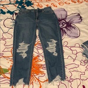 AE mom jeans